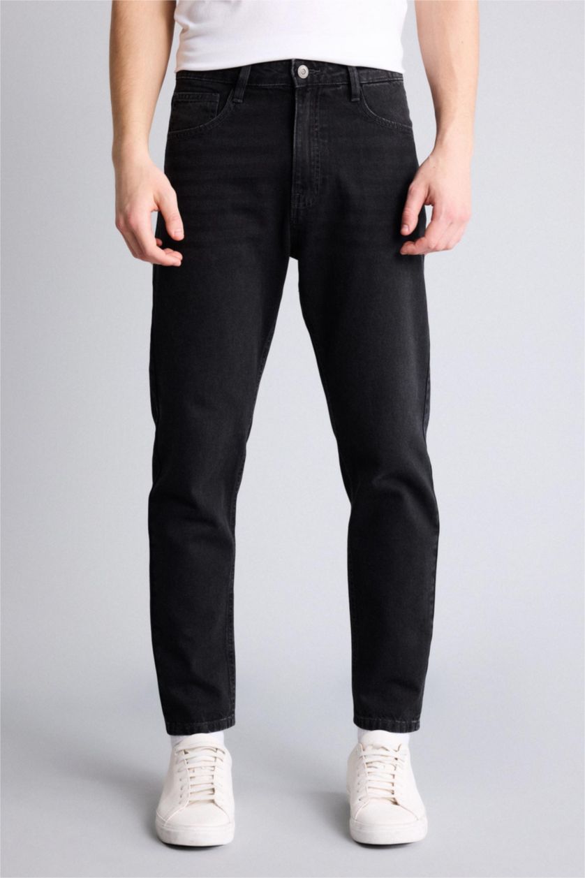 Мужчины Черный Джинсы 90's Slim Fit с узкими штанинами