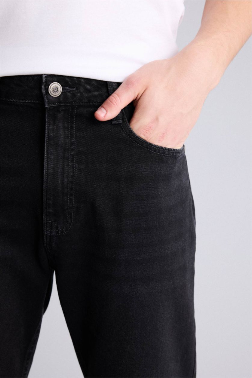 Мужчины Черный Джинсы 90's Slim Fit с узкими штанинами