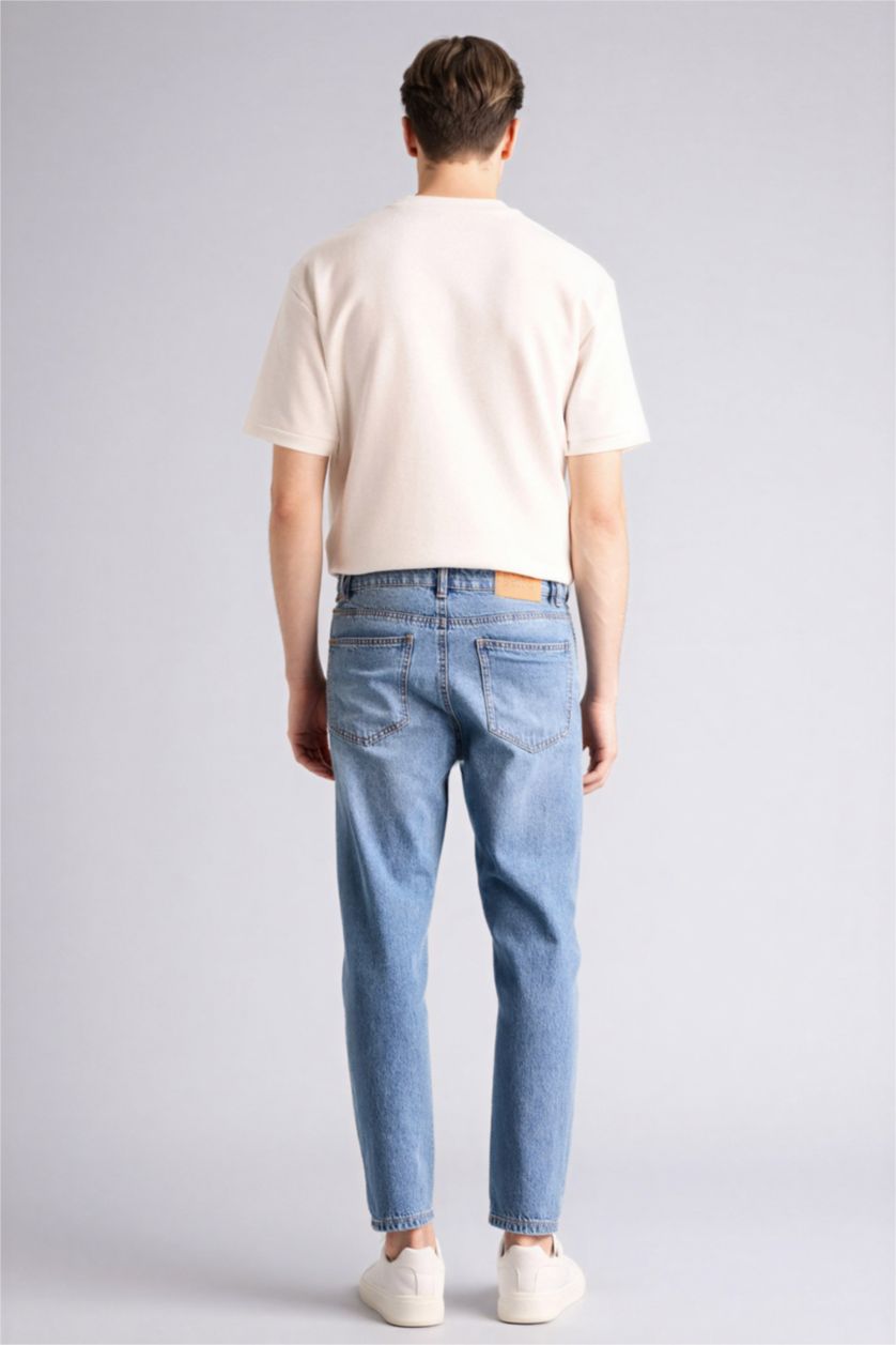 Мужчины Голубрй Джинсы 90's Slim Fit с узкими штанинами