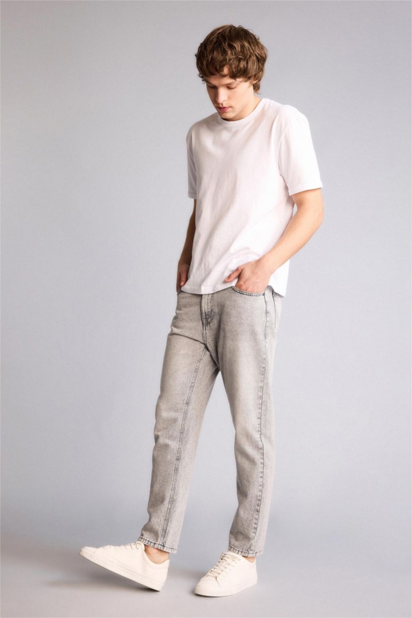 Мужчины Серый 90’S Slim Fit Trousers