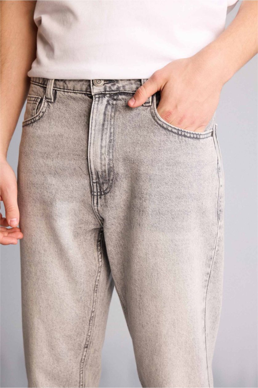 Мужчины Серый 90’S Slim Fit Trousers