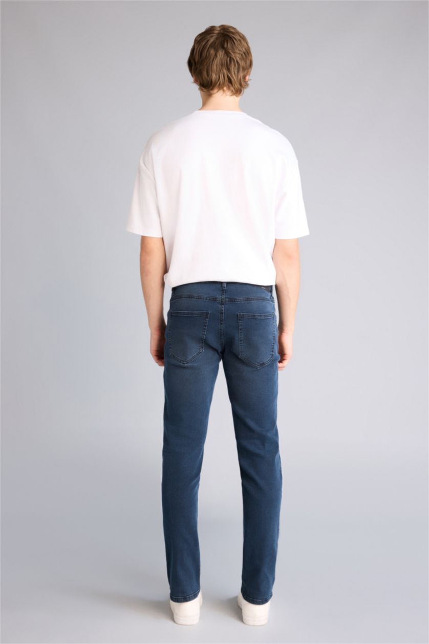 Мужчины Черно-синий Джинсы Sergio Regular Fit с нормальной посадкой и прямыми штанинами