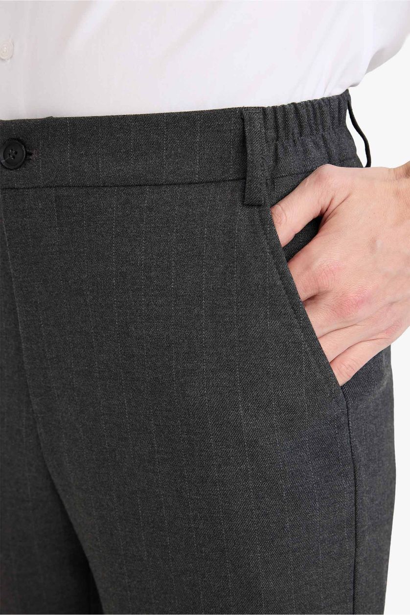 Erkek Antrasit Tailored Fit Pantolon