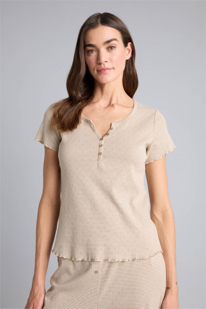 WOMAN Vison Regular Fit Long Sleeve 2 Piece Set