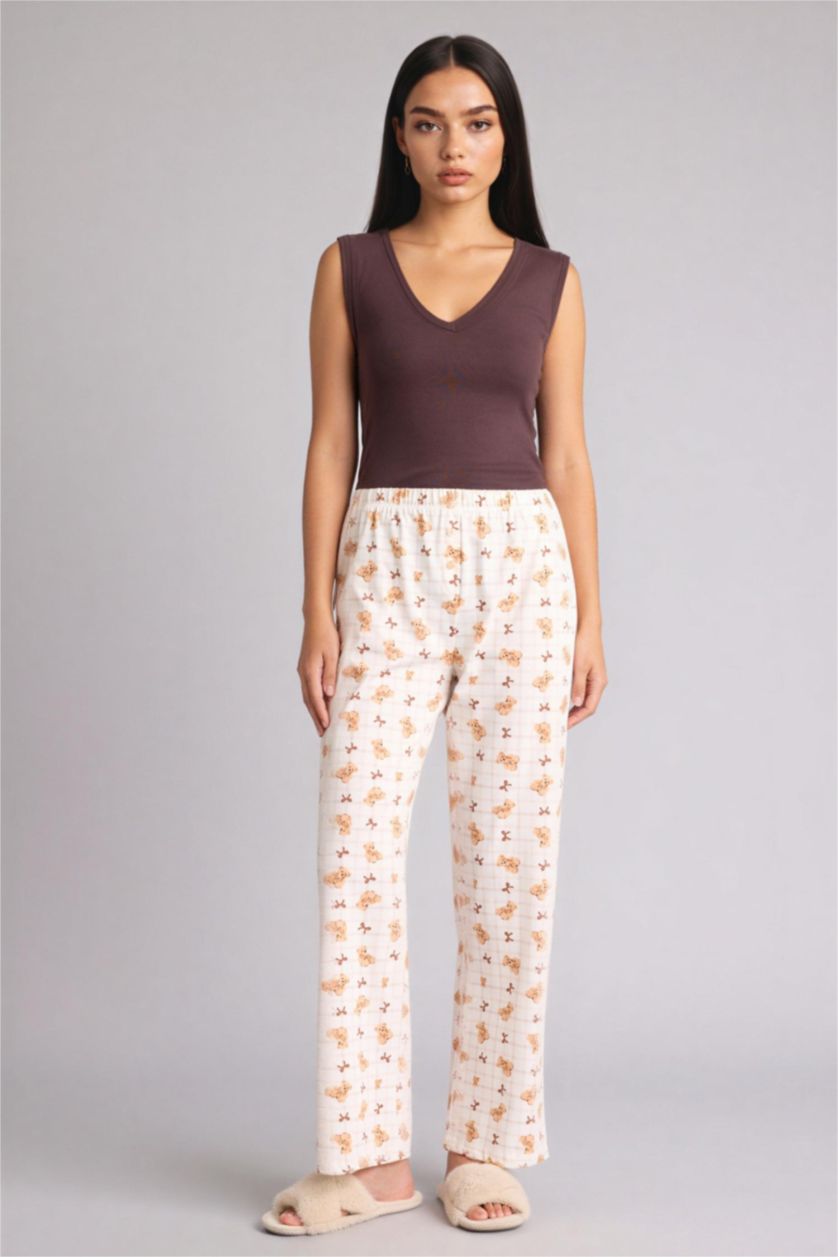 FEMME Beige Bas Coupe régulière