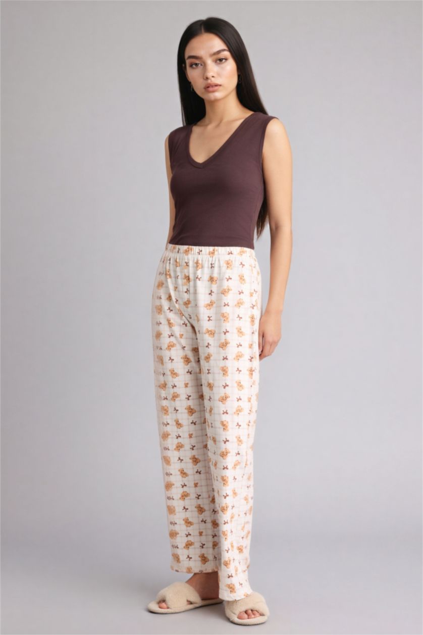 FEMME Beige Bas Coupe régulière