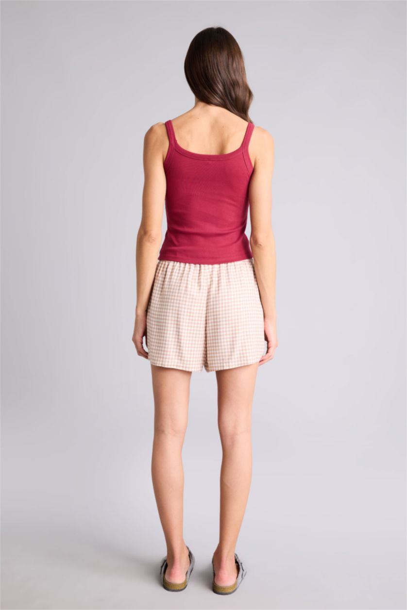 Женщины Визон Фланелевый низ Regular Fit