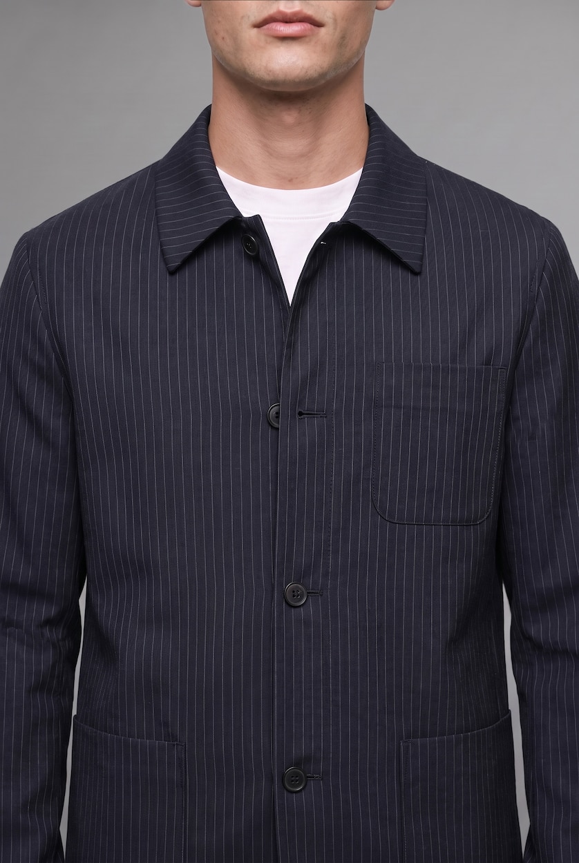 Men NAVY Regular Fit Blazer