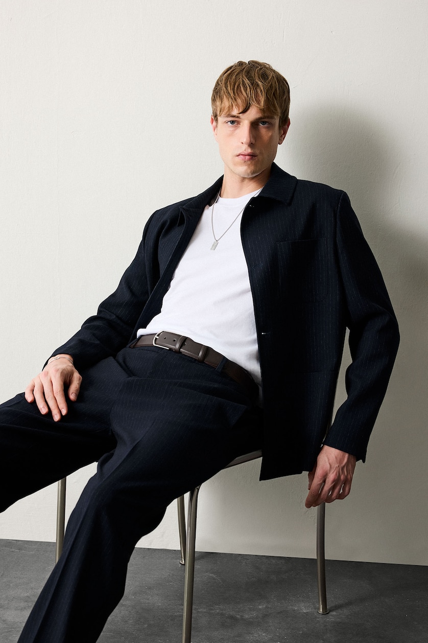 Man NAVY Regular Fit Blazer