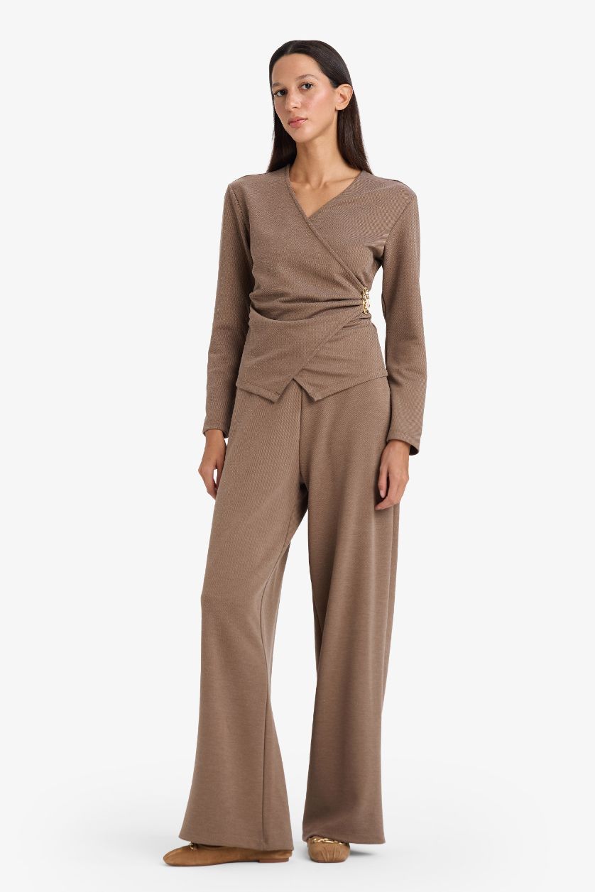WOMAN Vison Wide Leg Trousers