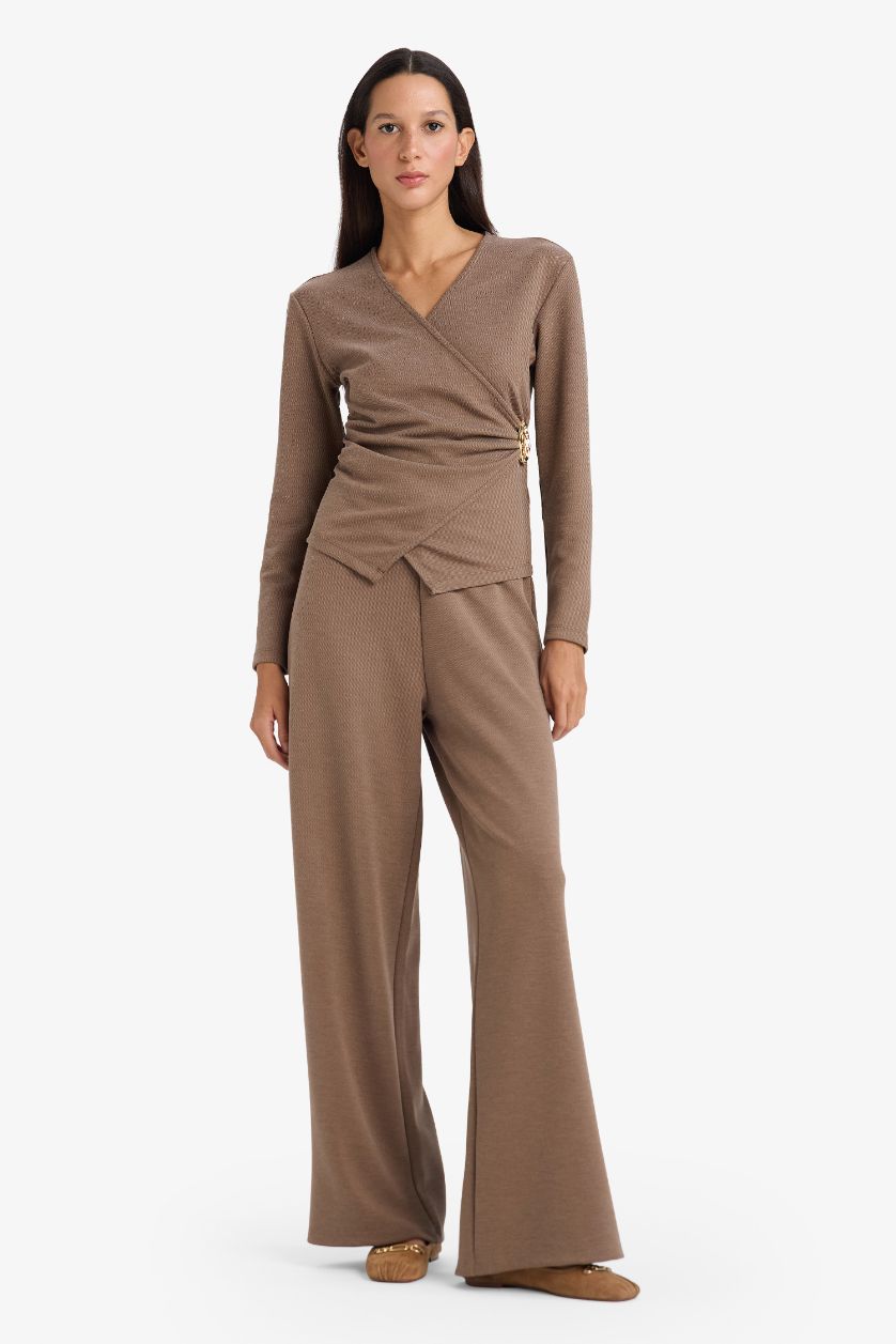 WOMAN Vison Wide Leg Trousers