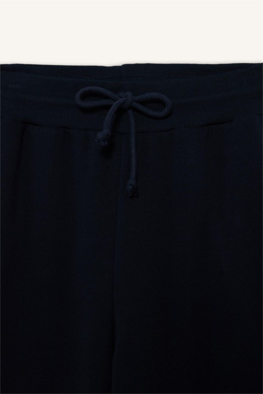 WOMAN NAVY Balloon Fit Wide Leg Sweatpants