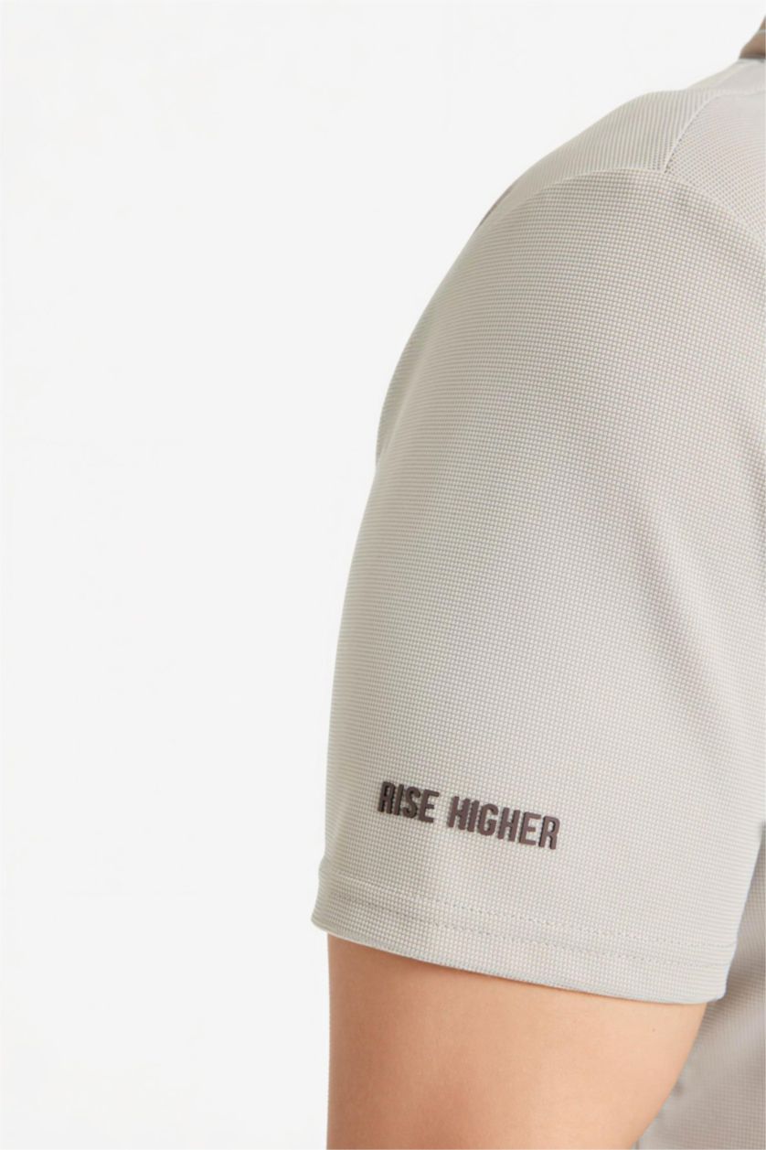 رجالي رمادي فاتح Man Short Sleeve Polo T-shirt