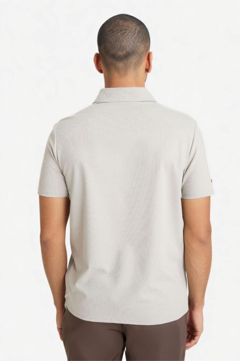رجالي رمادي فاتح Man Short Sleeve Polo T-shirt