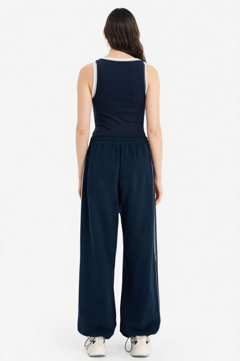 Женщины Синий Брюки джоггеры