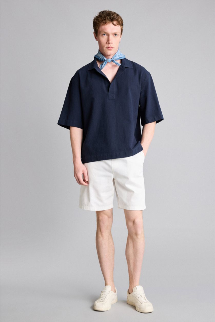 Men Ecru Relax Fit