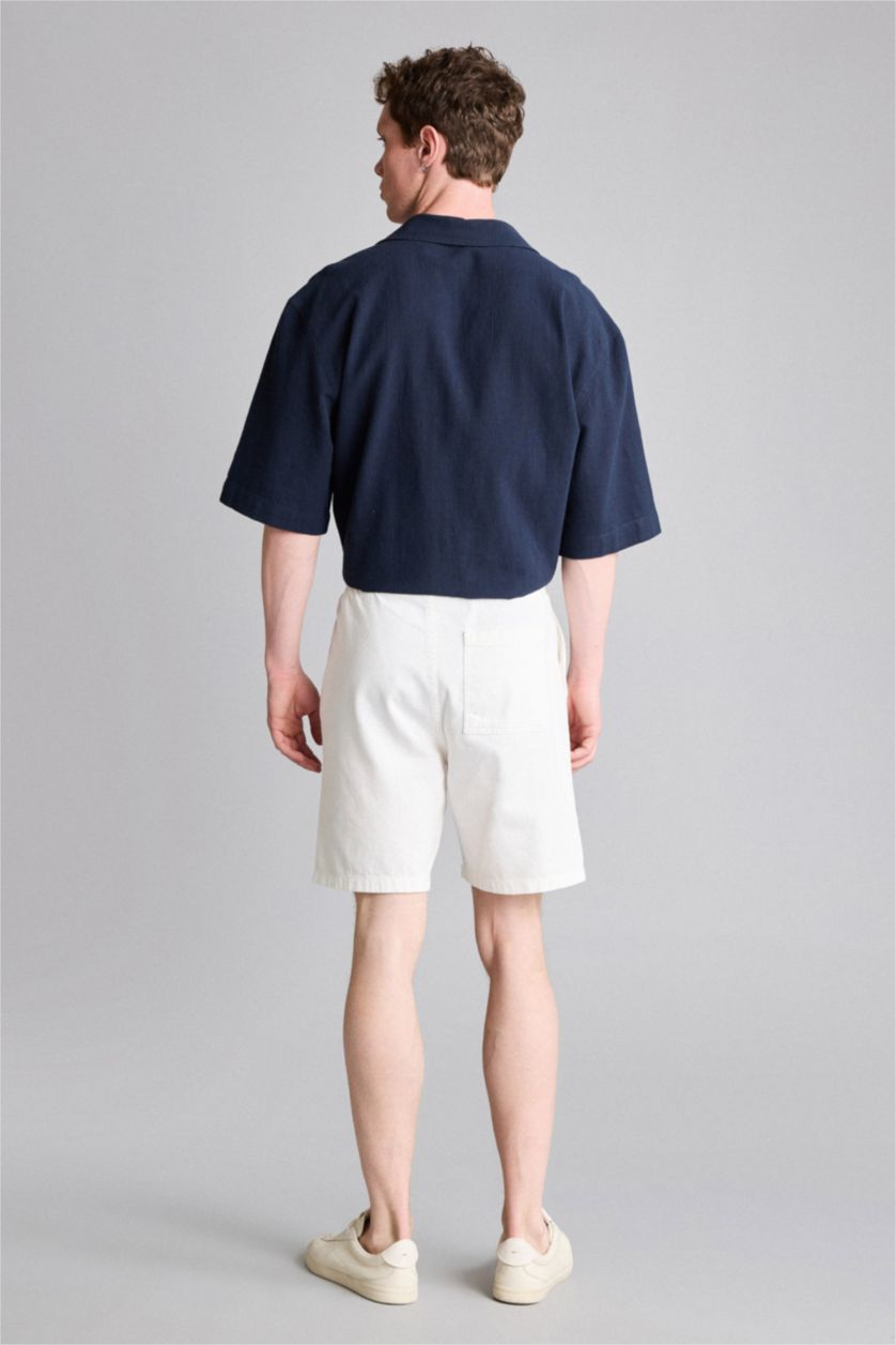 Men Ecru Relax Fit
