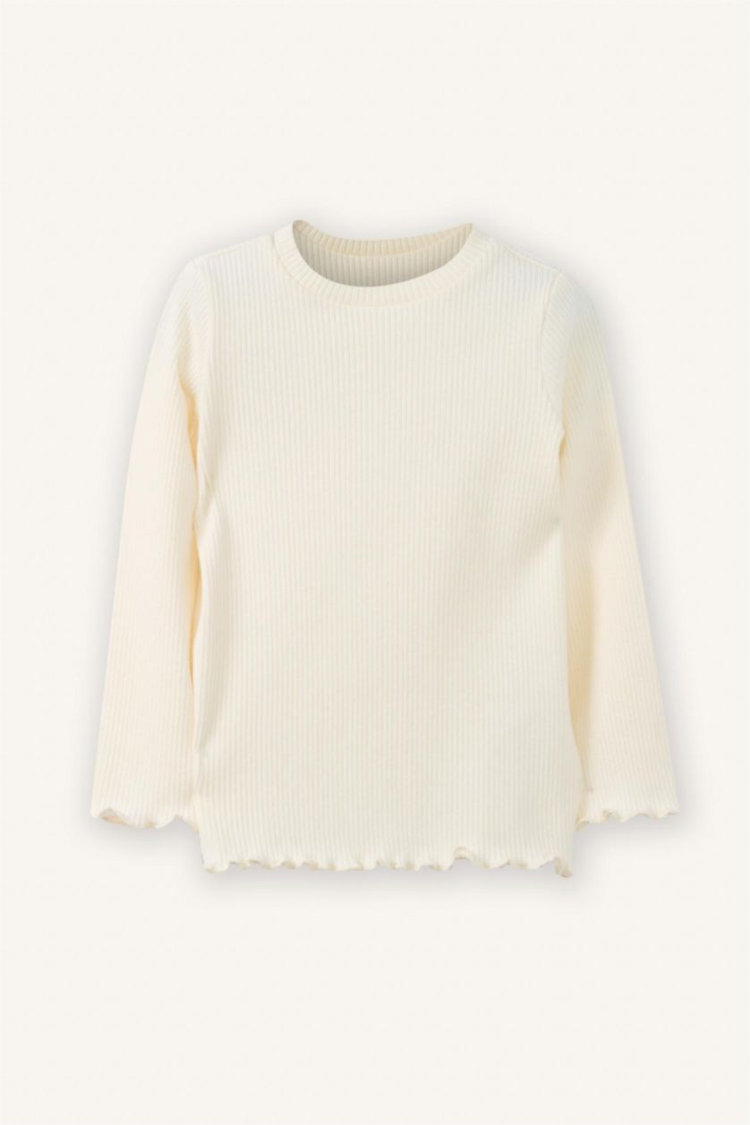 Baby Girl Light Blue Girl Embroidered Twill 2 Piece Dress