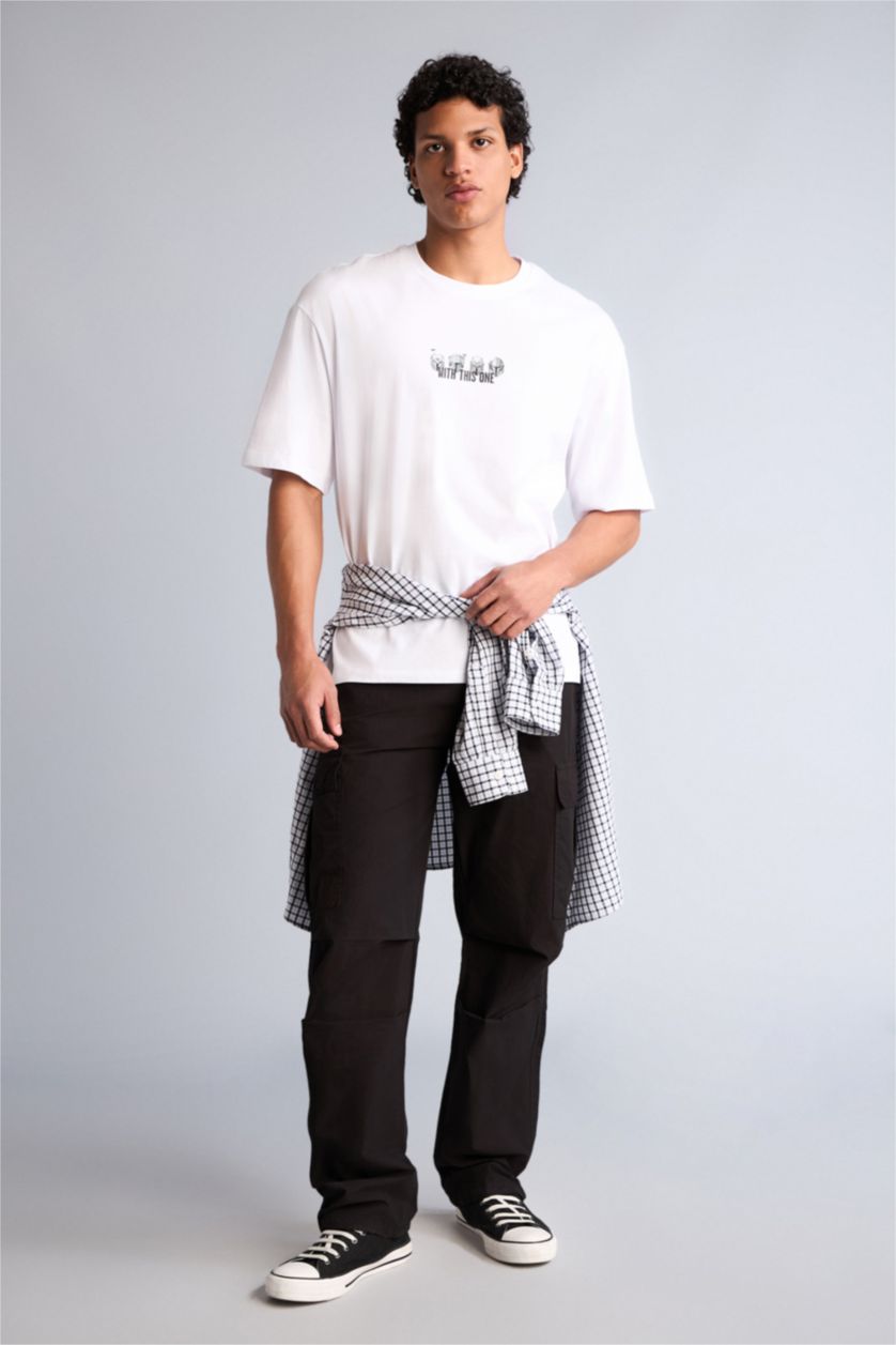 Erkek Siyah Baggy Pantolon