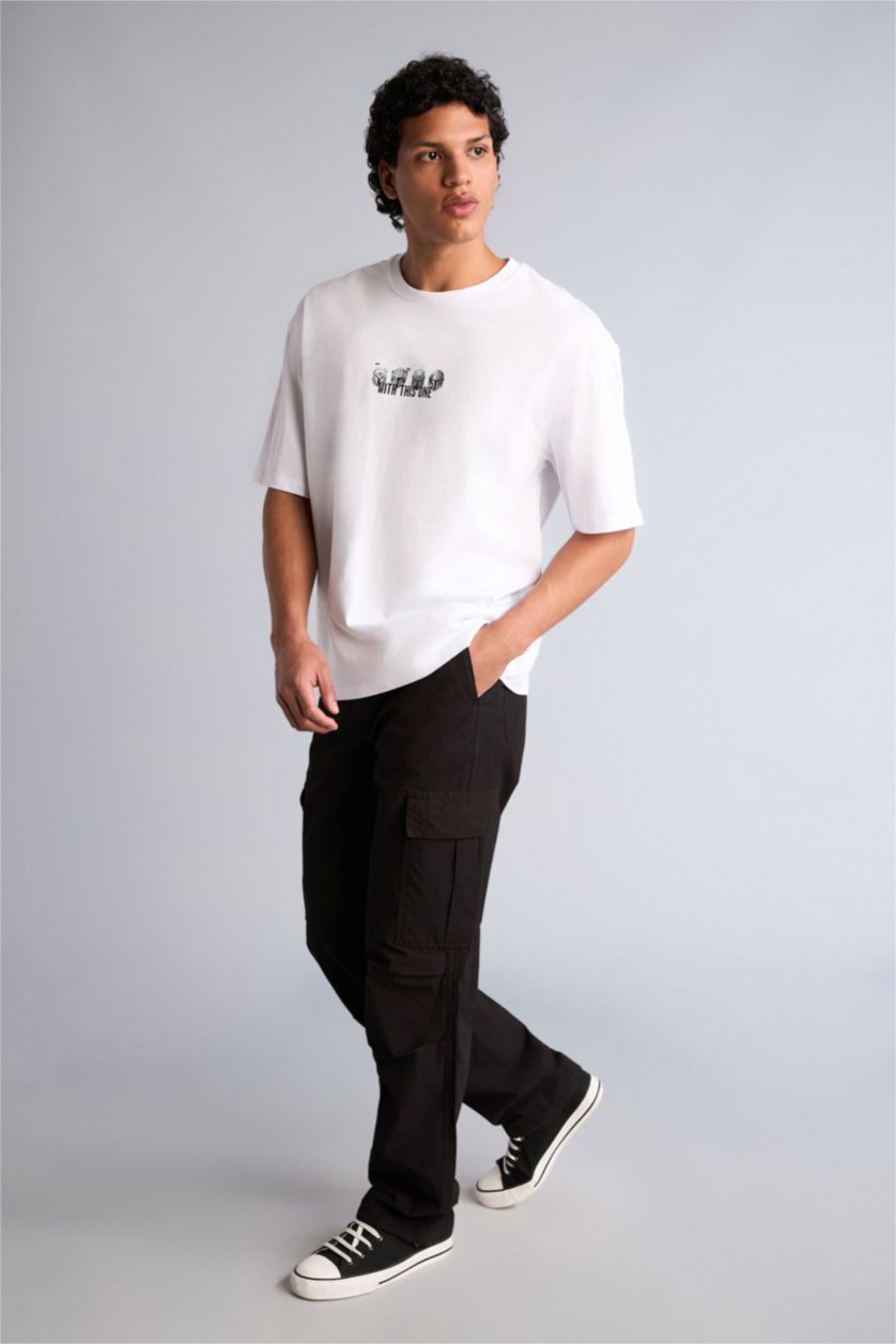 Erkek Siyah Baggy Pantolon