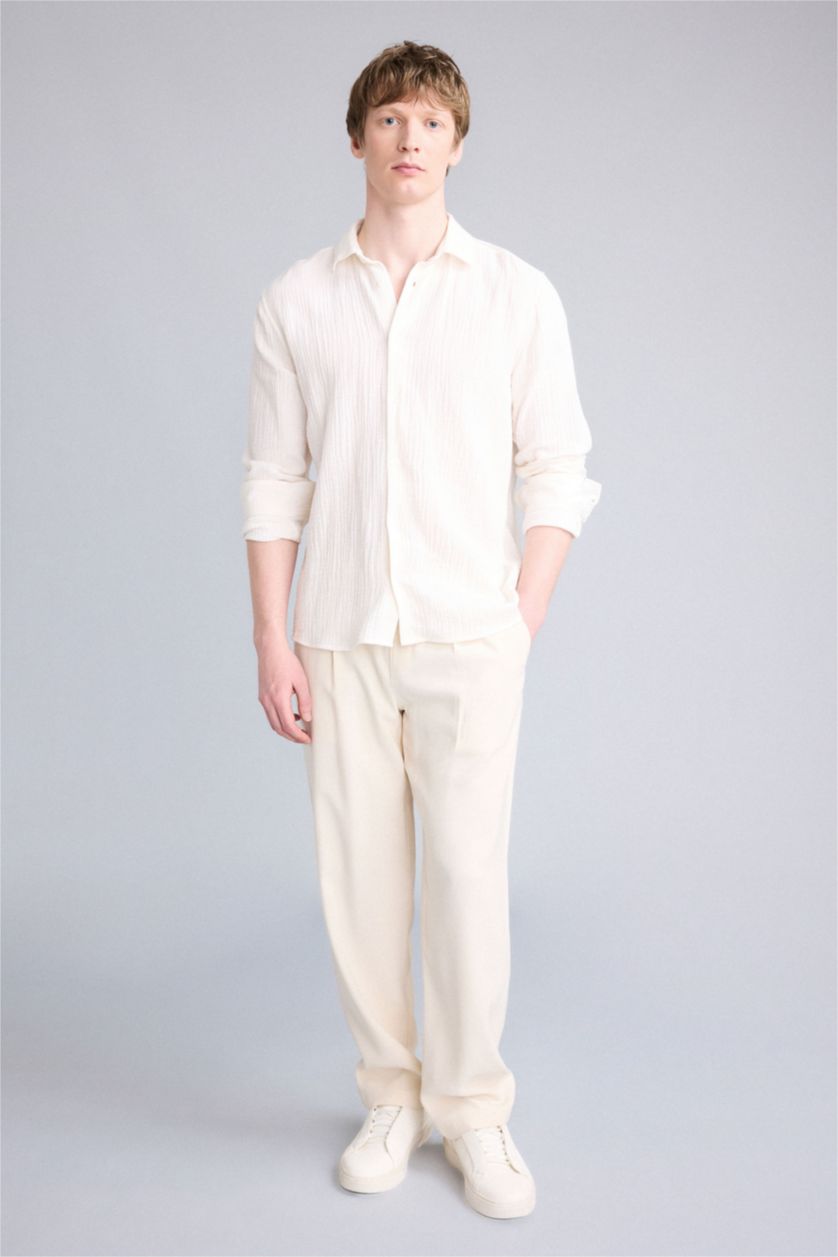 Men Stone Relax Fit Trousers
