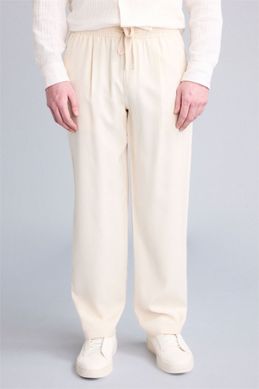 Men Stone Relax Fit Trousers