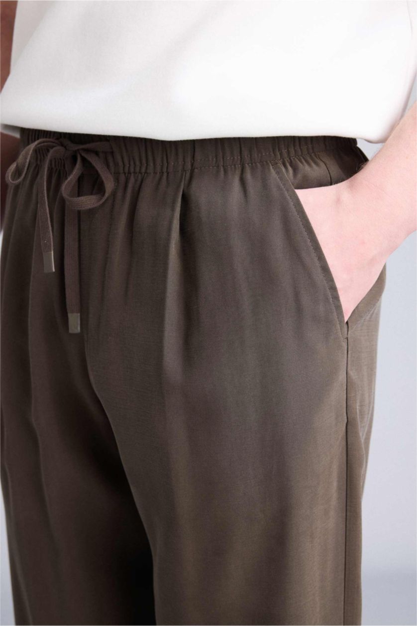 Men Brown Relax Fit Trousers