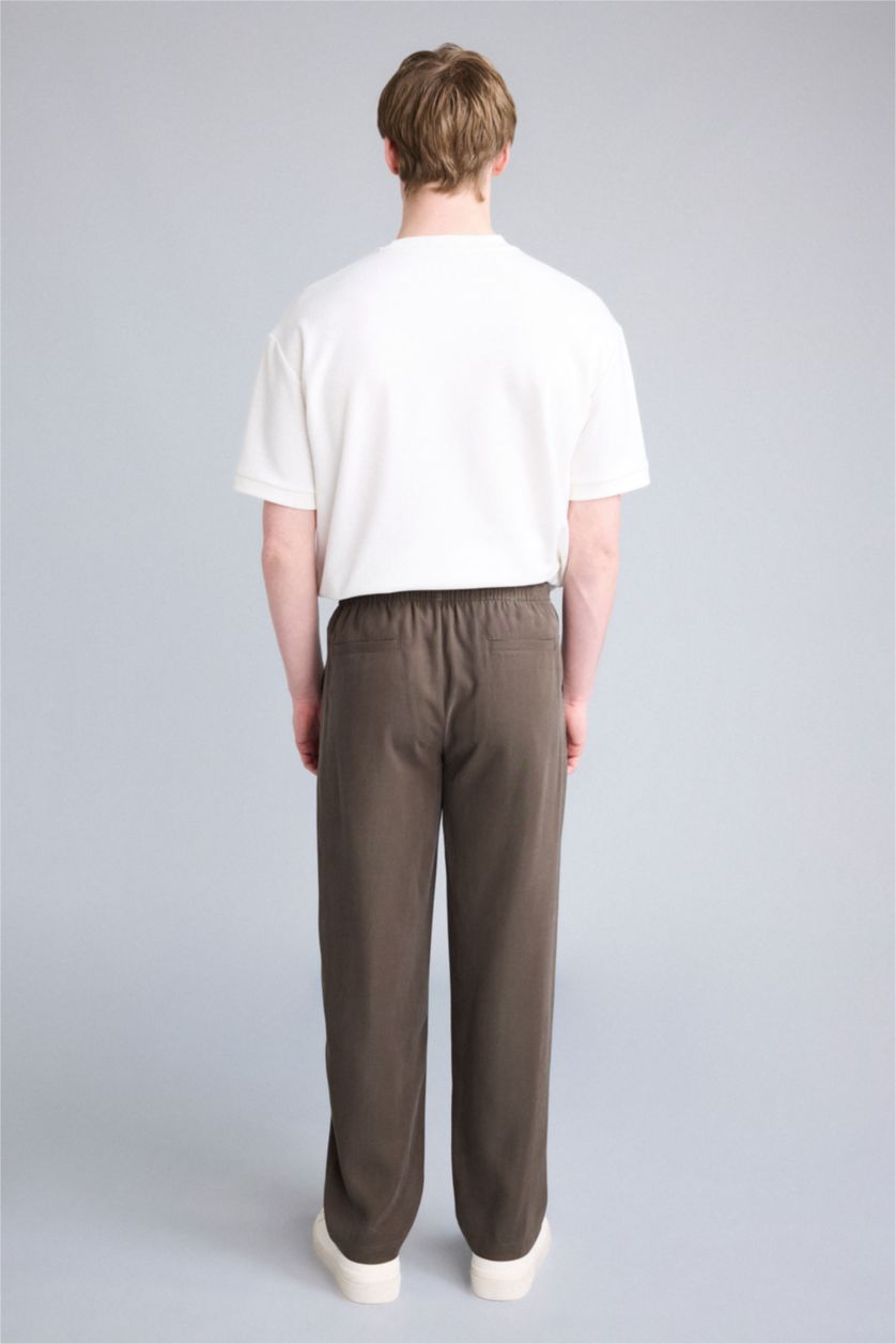 Men Brown Relax Fit Trousers