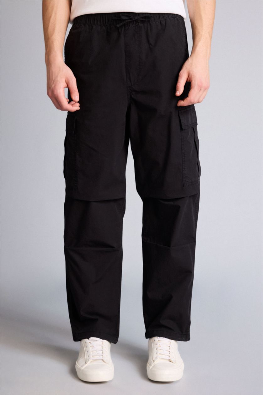 Ерлер қара 100% мақта шалбар