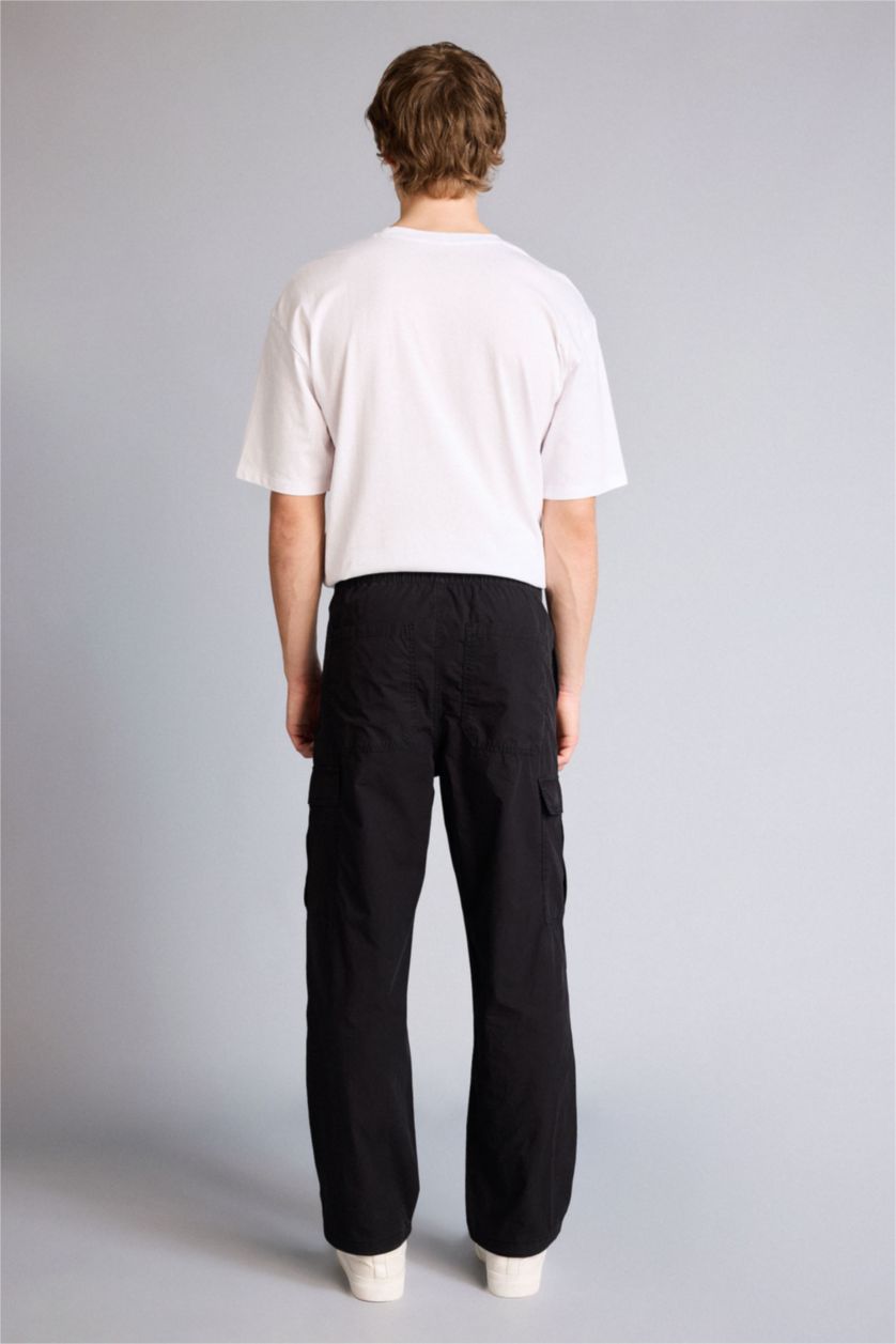 Ерлер қара 100% мақта шалбар