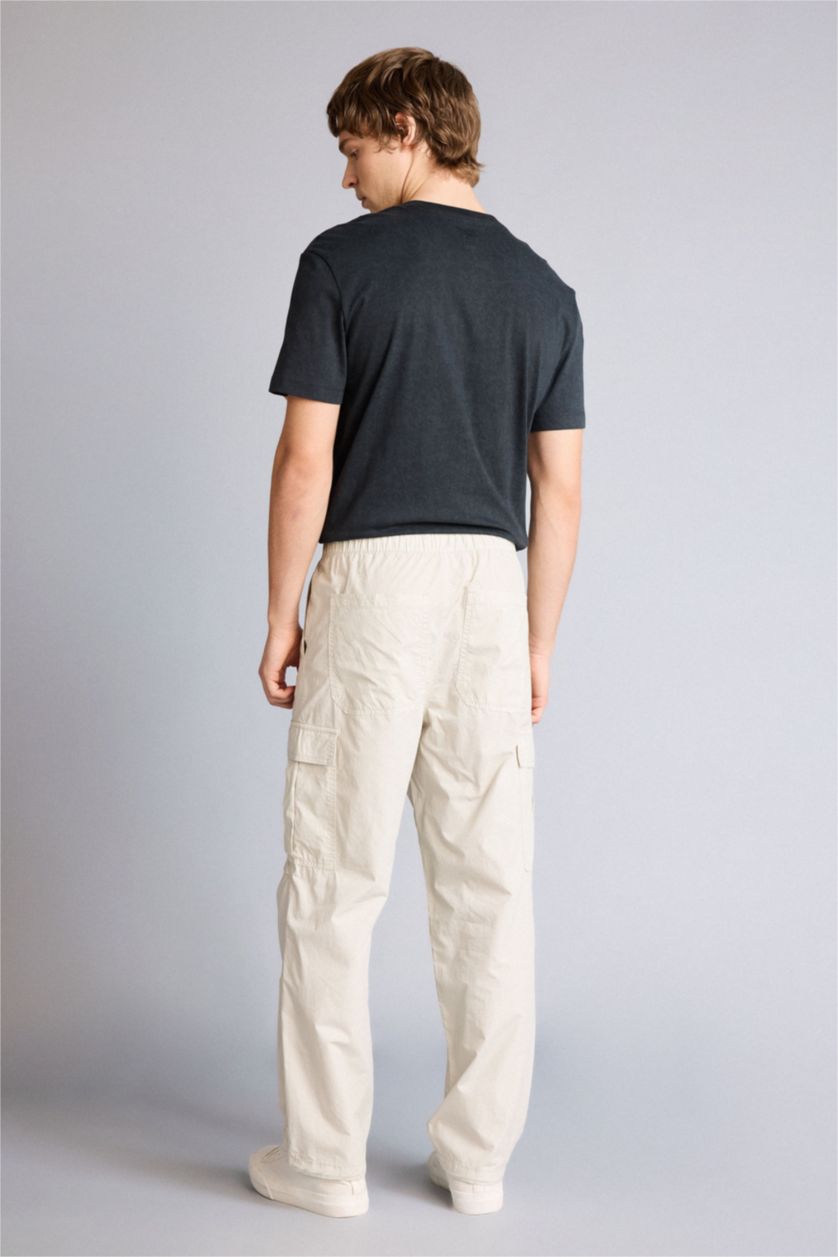 Ерлер Ашық сұр 100% мақта шалбар