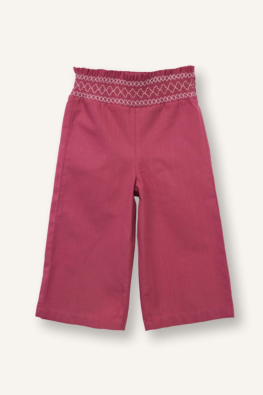 BABY GIRL Ecru Baby Girl Linen Look 2 Piece Set