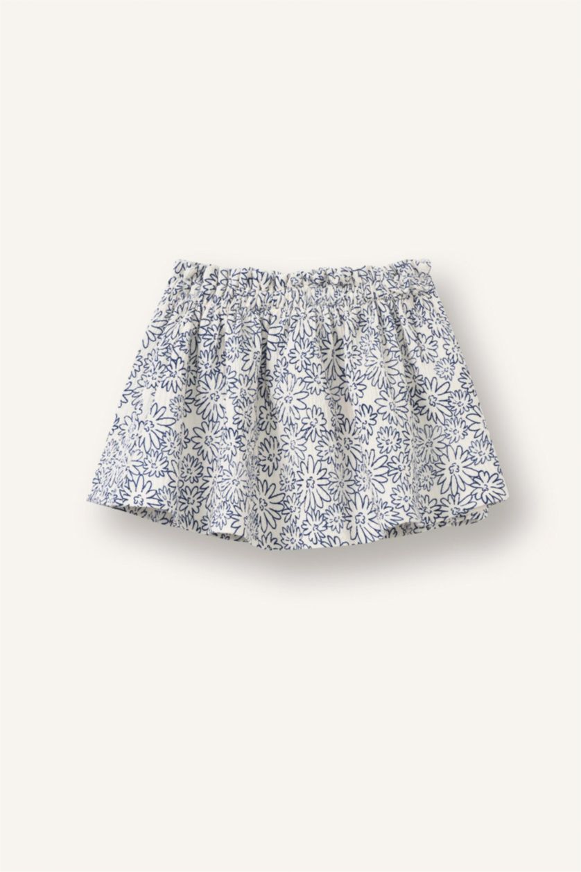 طفلة صغيرة بيج فاتح سيت بناتي فلورال مضلع - قطعتين