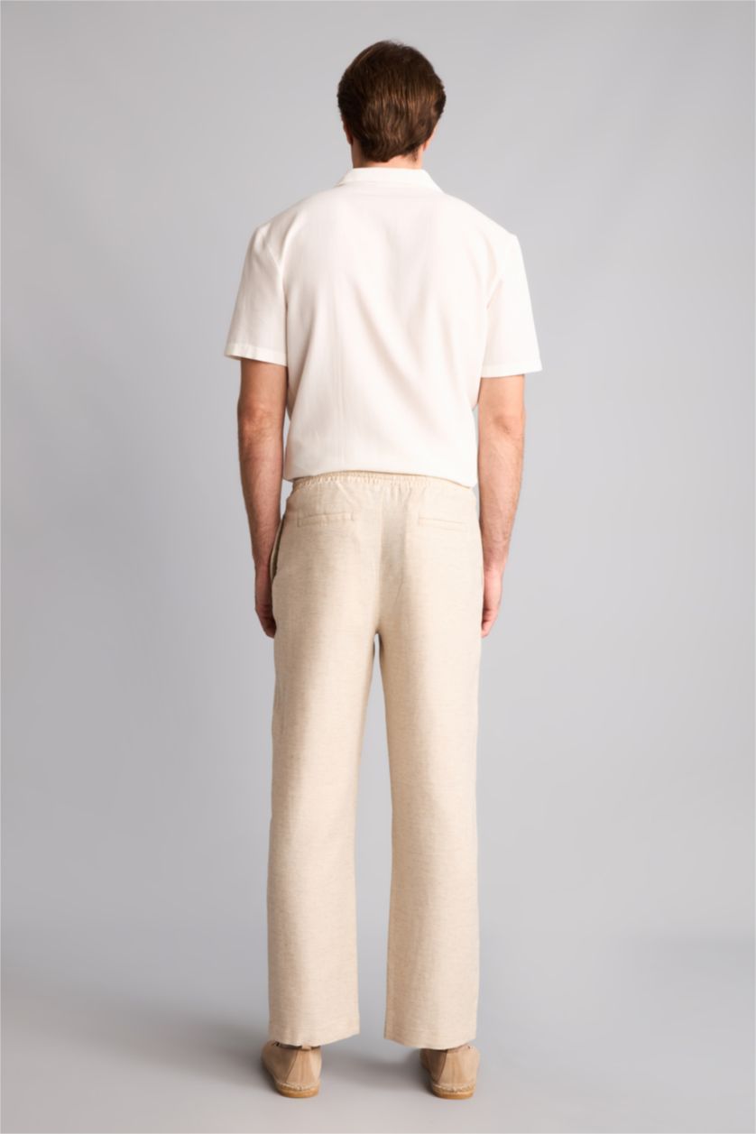 Men Stone Straight Fit Trousers