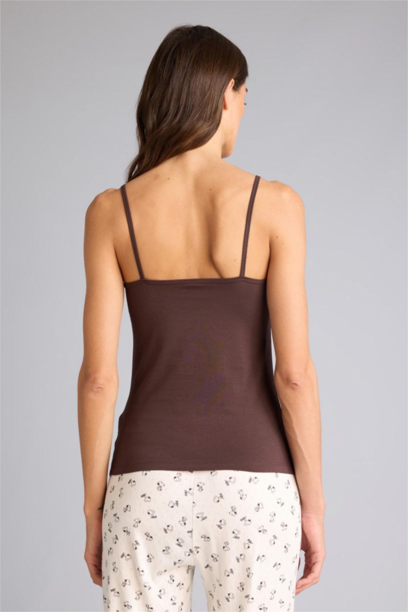 WOMAN Brown Regular Fit 2 piece Tank Top