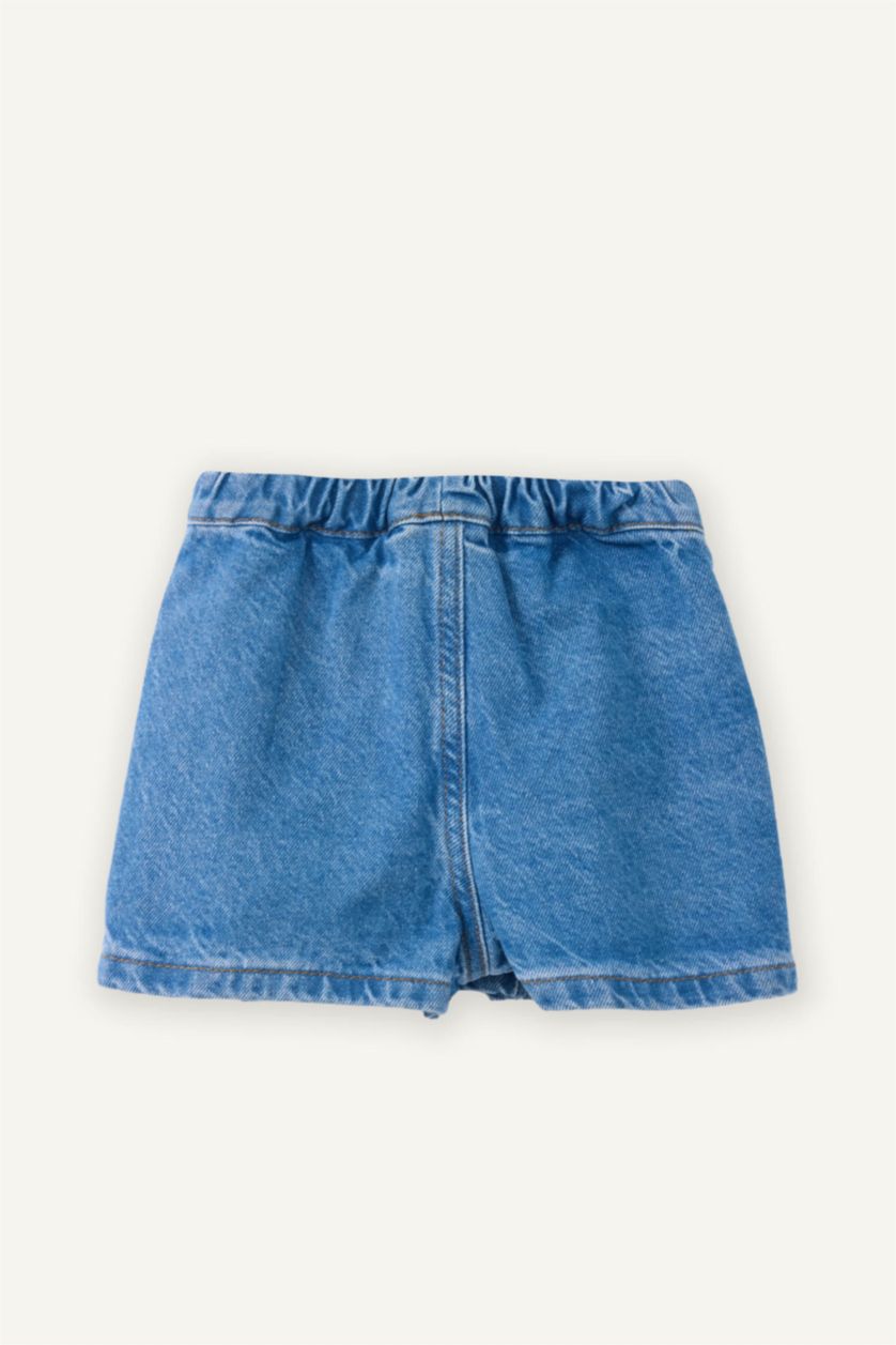 طفلة صغيرة أزرق تنورة شورت جينز بيبي بناتي