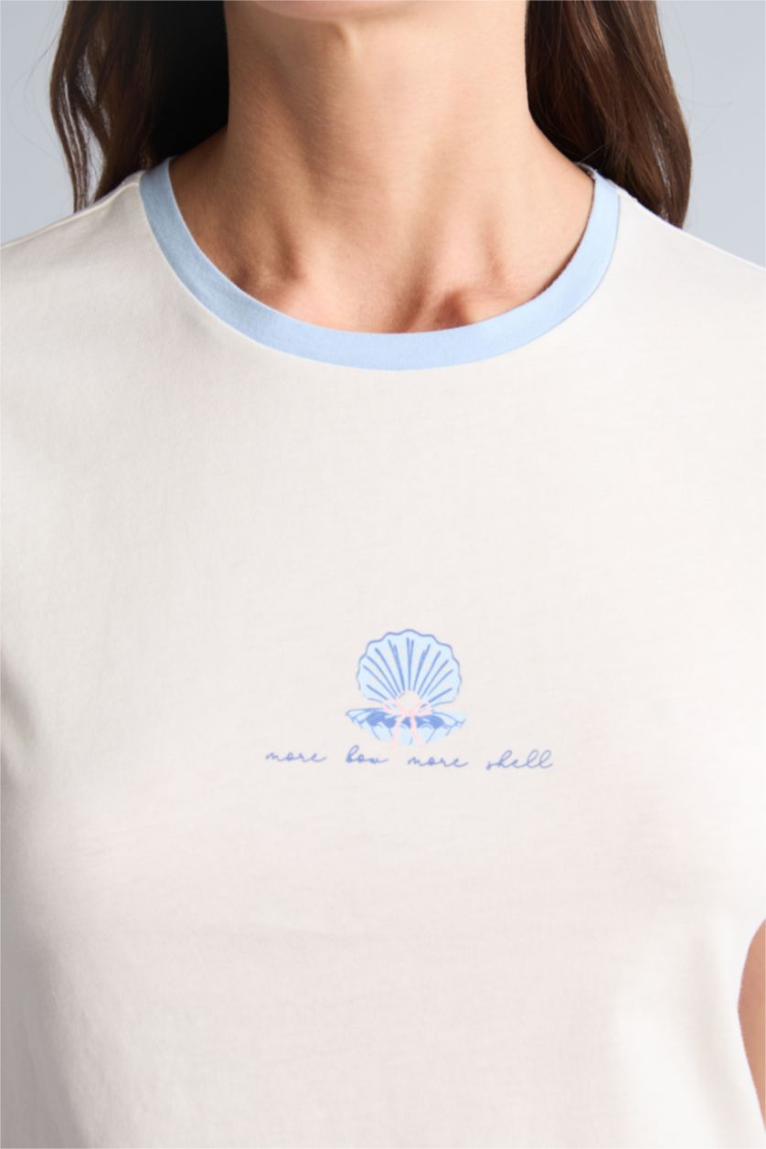 WOMAN Ecru 2 piece Regular Fit Set