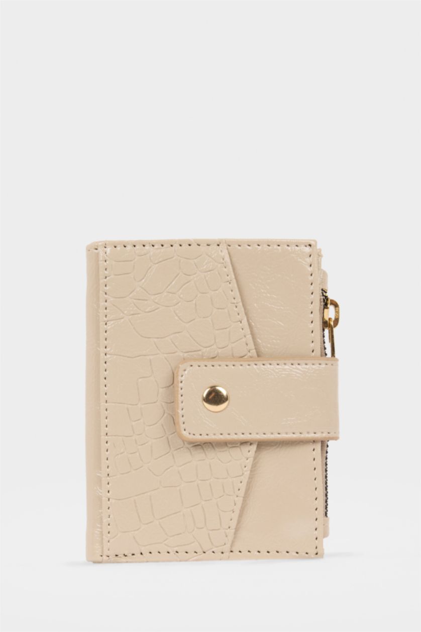 Kadın Bej Kadın Suni Deri Cüzdan