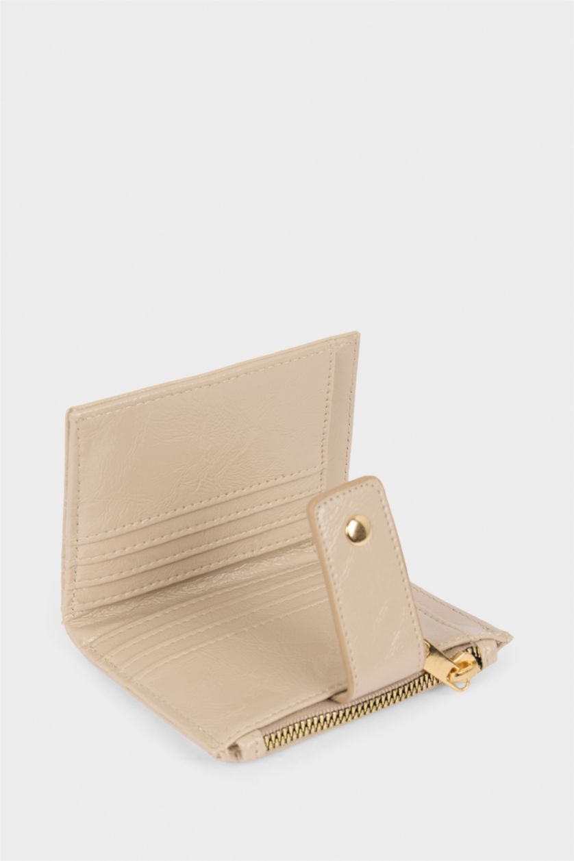 Kadın Bej Kadın Suni Deri Cüzdan