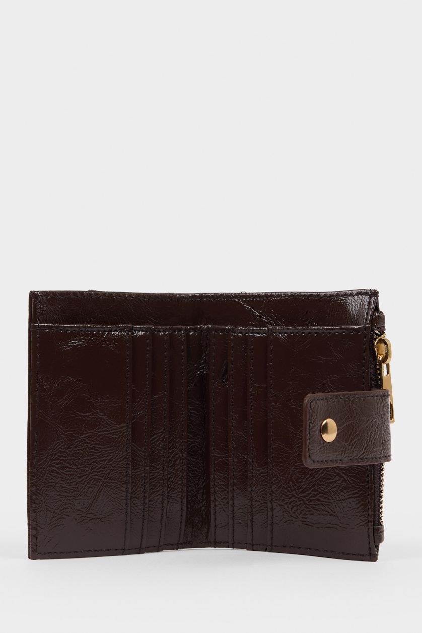 Kadın Kahve Kadın Suni Deri Cüzdan