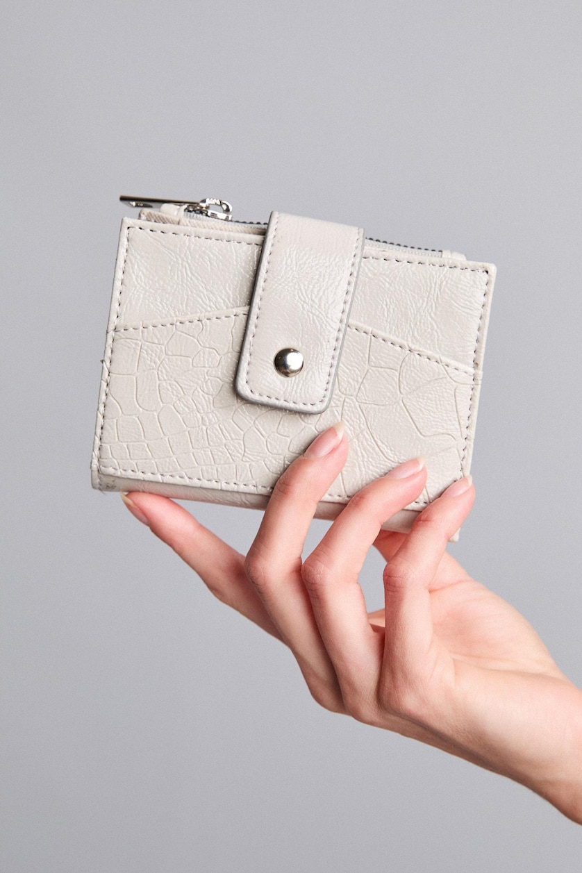 Women Grey Woman Faux Leather Wallets