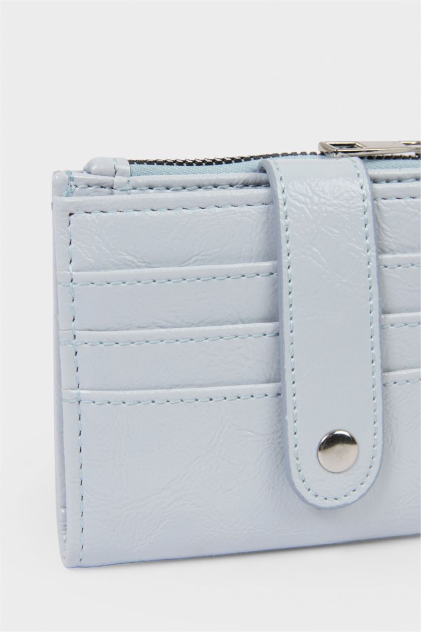 Kadın Mavi Kadın Suni Deri Cüzdan