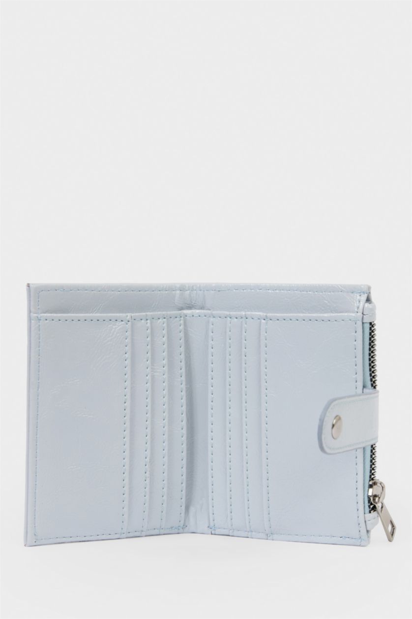 Kadın Mavi Kadın Suni Deri Cüzdan