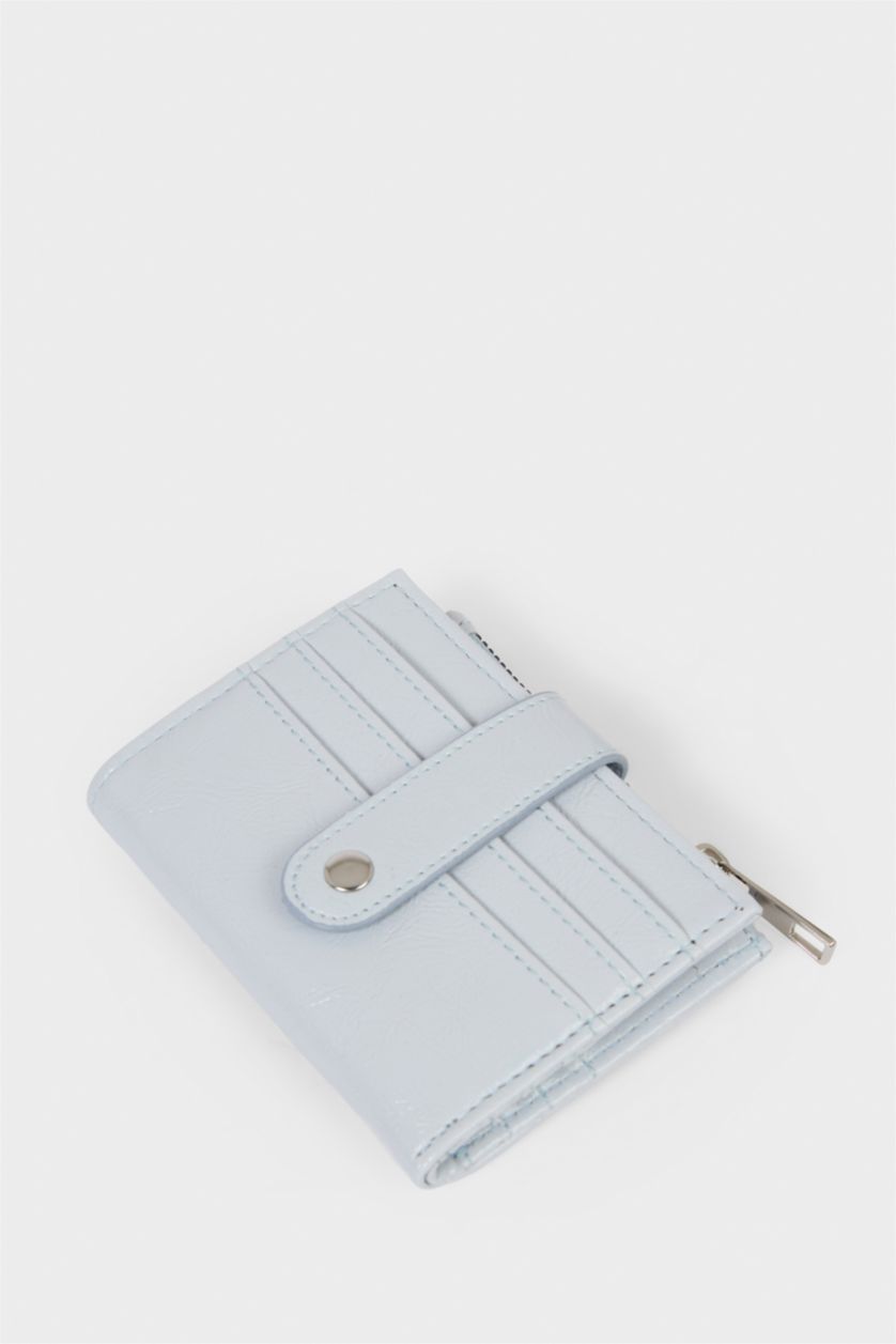 Kadın Mavi Kadın Suni Deri Cüzdan