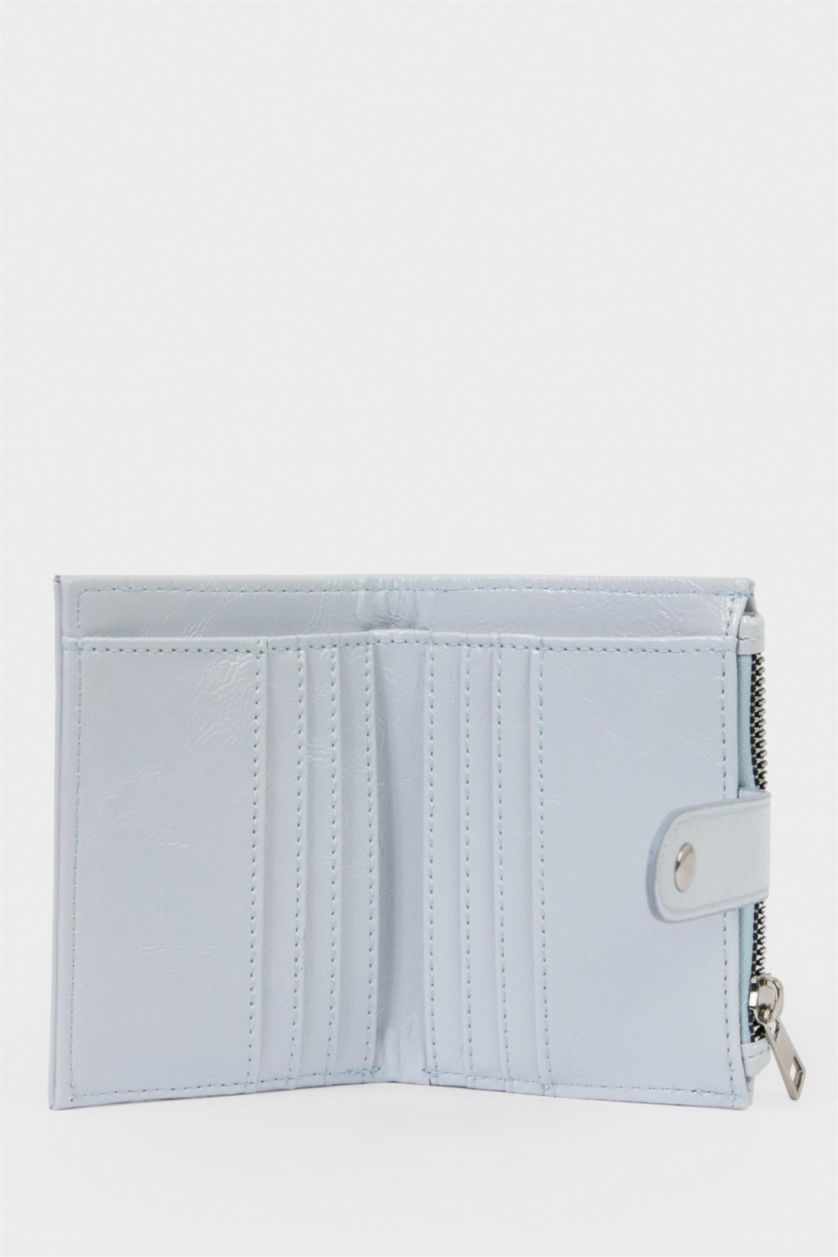 Kadın Mavi Kadın Suni Deri Cüzdan