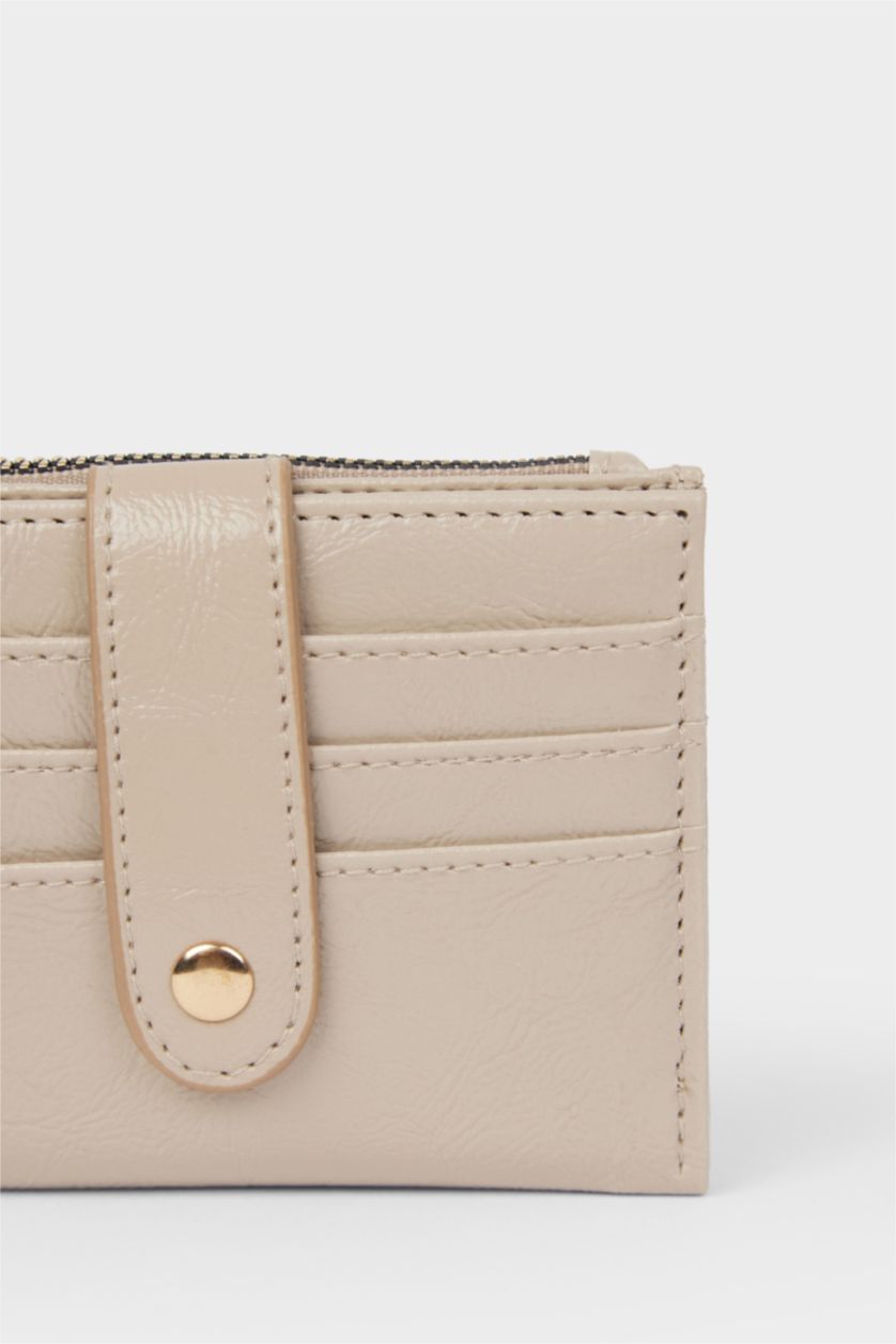 Kadın Bej Kadın Suni Deri Cüzdan