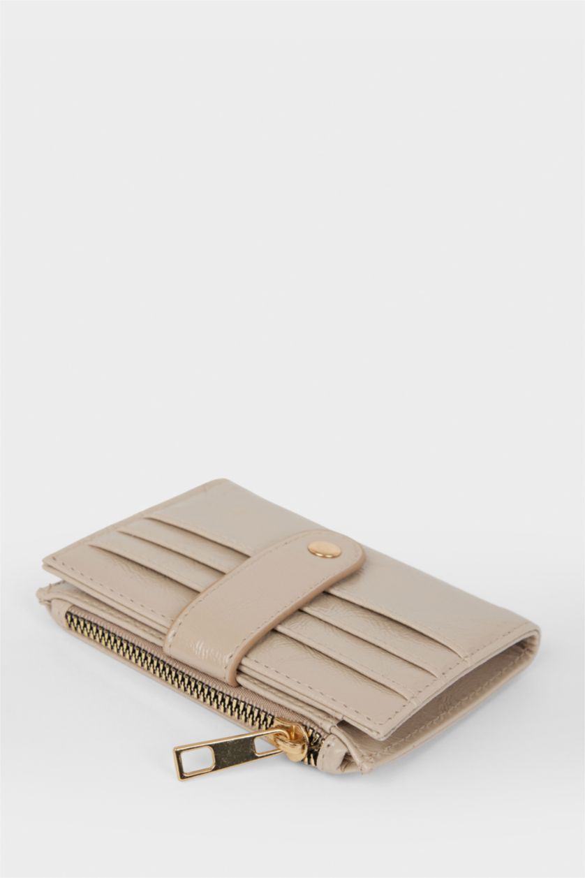 Kadın Bej Kadın Suni Deri Cüzdan