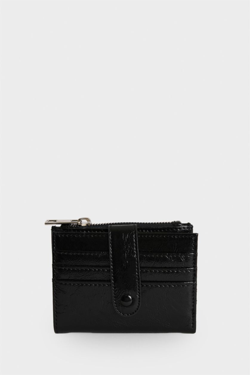 Kadın Siyah Kadın Suni Deri Cüzdan