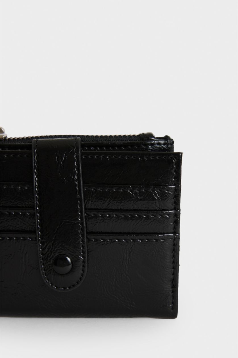 Kadın Siyah Kadın Suni Deri Cüzdan