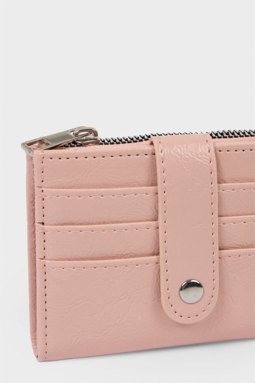Kadın Pembe Kadın Suni Deri Cüzdan